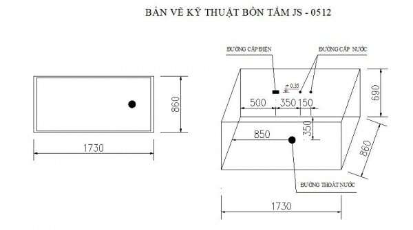 Bồn tắm massage Govern JS-05120