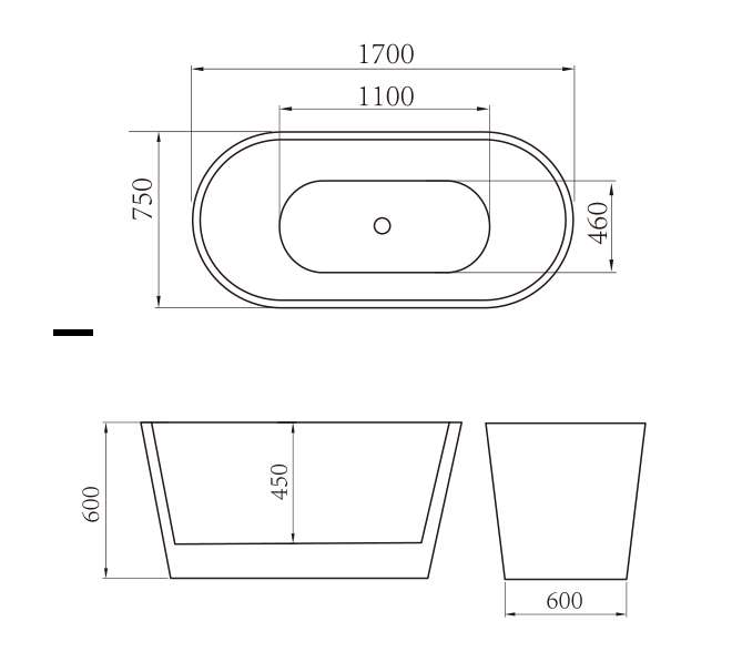 Bồn tắm nghệ thuật Govern JS-6101-1