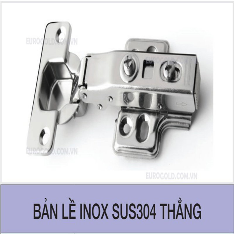 Bản lề inox SUS304 thẳng EUROGOLD WP01