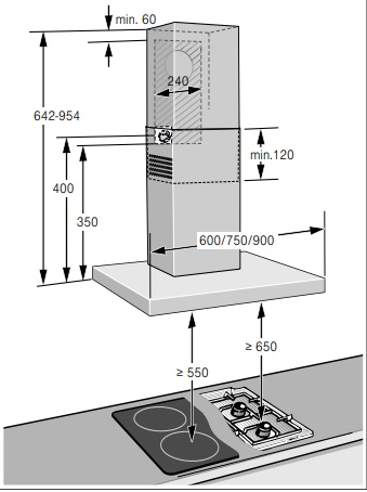 Hướng dãn lắp đặt hút mùi DWB97DM50B 