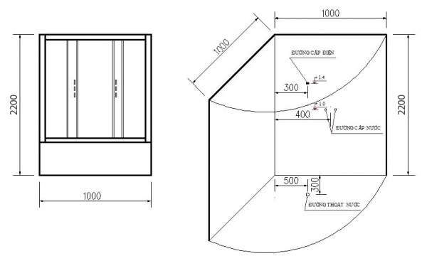 Phòng tắm xông hơi ướt Govern  JS-01020