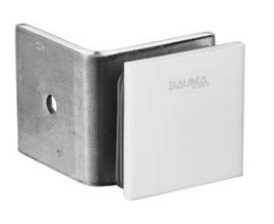 Kẹp kính tường 90 độ Bauma 981.77.955