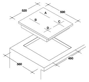 Bếp từ Rosieres RES63E0