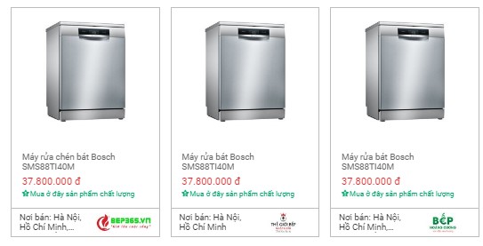 So sánh máy rửa bát âm toàn phần Bosch serie 6 và serie 8