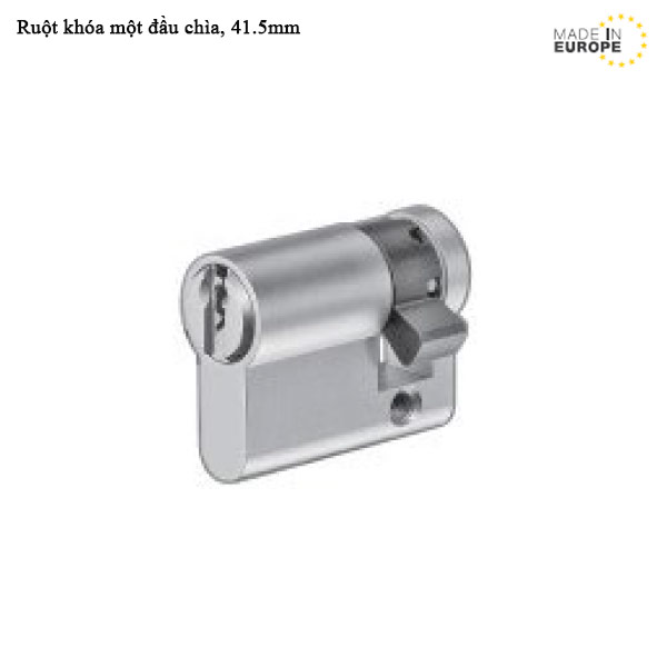 Ruột khóa 1 đầu Hafele 916.00.602, 41.5mm Đồng thau