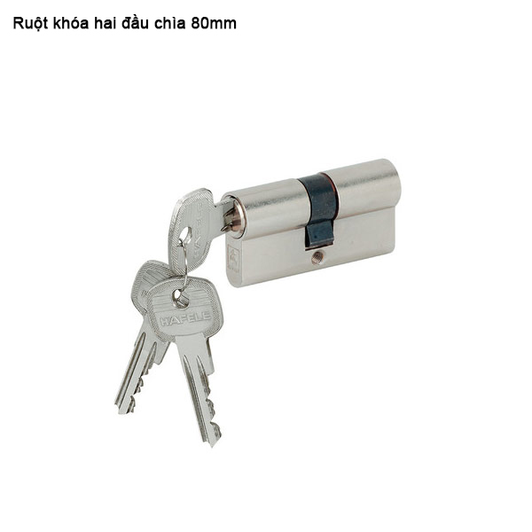 Ruột khóa 2 đầu Hafele 916.96.041, 90mm Đồng thau