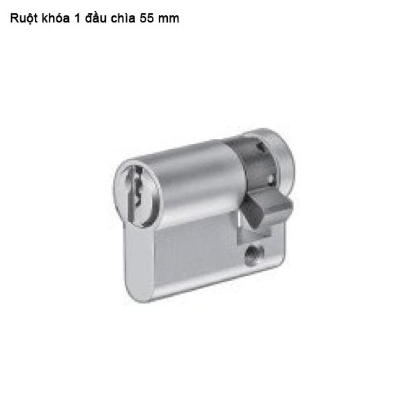 Ruột khóa 1 đầu Hafele 916.96.139, 55mm Đồng thau