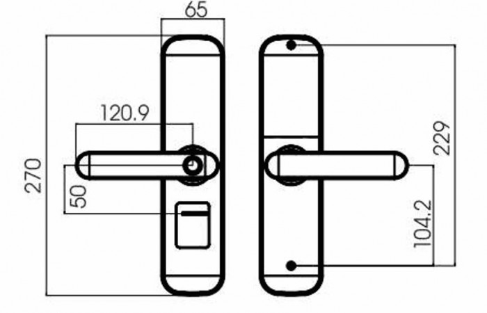 Khóa cửa điện tử Kassler KL-6681