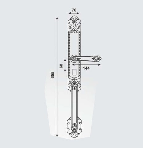 Khóa cửa điện tử Kassler KL 979 Gold App1