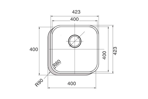 Chậu rửa bát Cata CBP 40-400