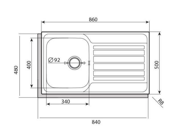 Chậu rửa bát Cata CDP-10