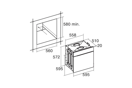 Lò nướng Cata LCMD 8008 BK0