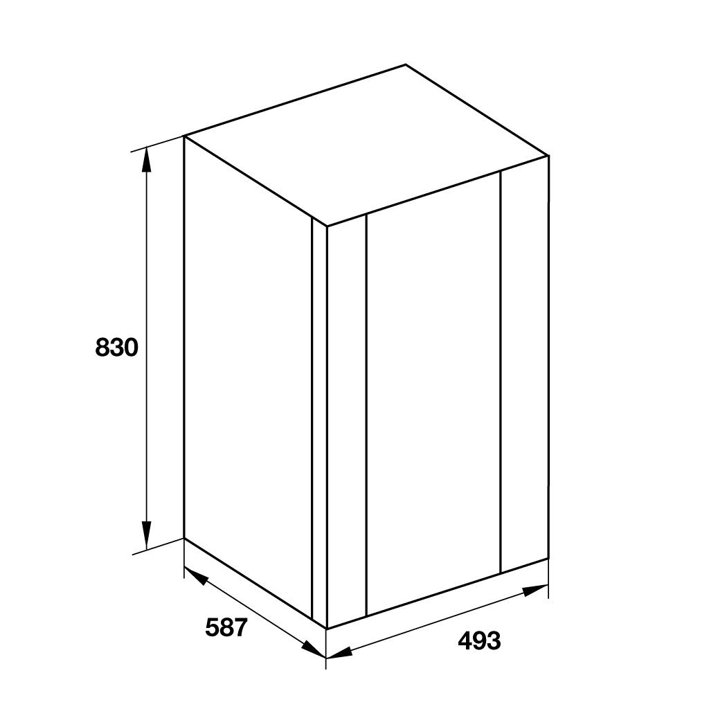 Tủ rượu Hafele HW-G32A 534.16.9600