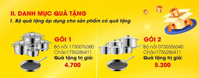 3.1. Tặng bộ quà tặng độc quyền TRỊ GIÁ GẦN 6.000.000 VND