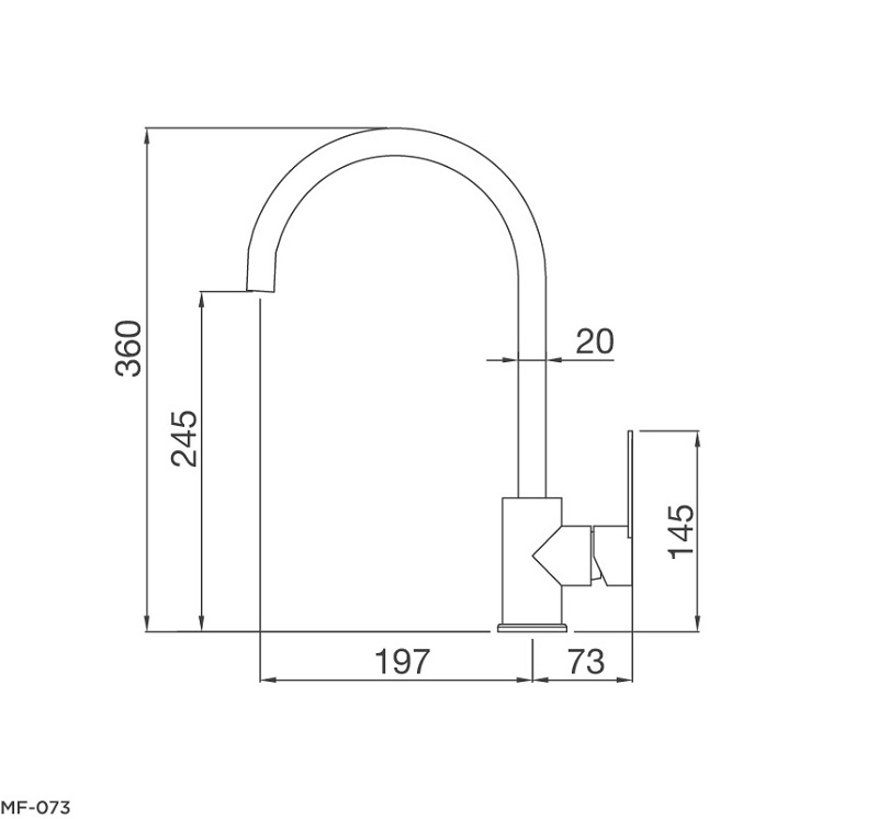 Vòi Rửa Chén Bát Malloca MF-0731